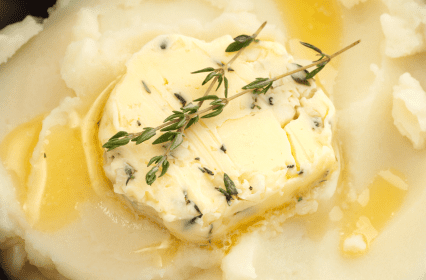 Butter with<br> Garlic and Thyme