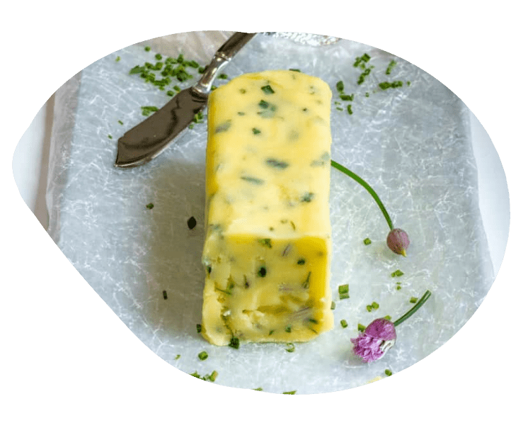 compound butter with chives