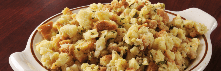 Cornbread stuffing recipe made with butter from France