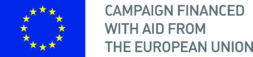 Logo Campaign financed with aid from European Union