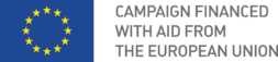 Campaign financed with aid from the european union Logo