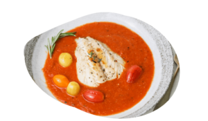 Fish filet in tomato sauce