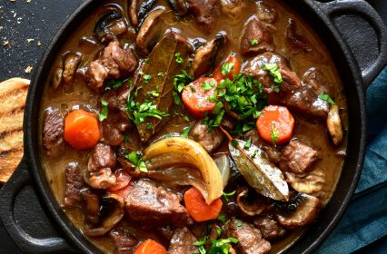 French Beef Stew au Beurre Manié